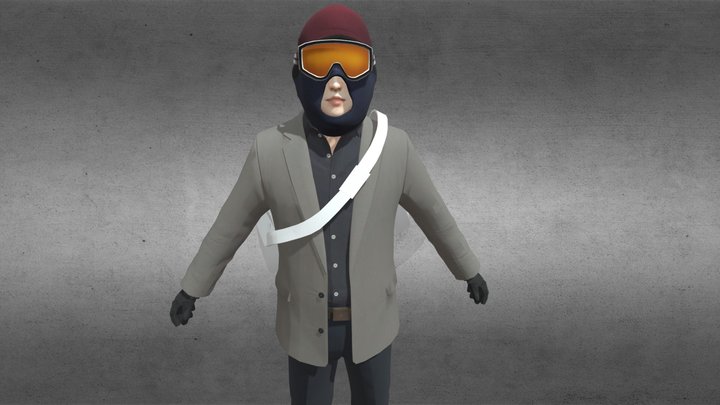 Ski Mask Robber (FIVEM) 3D Model