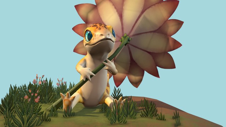 Look, I Have a Flower! 3D Model