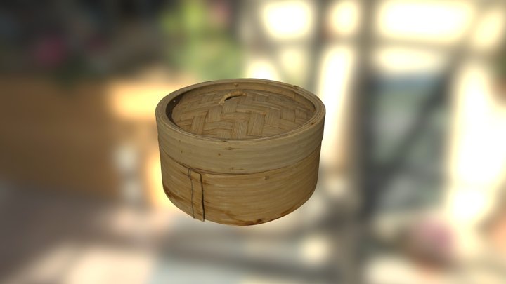 Bamboo Steamer 3D Model