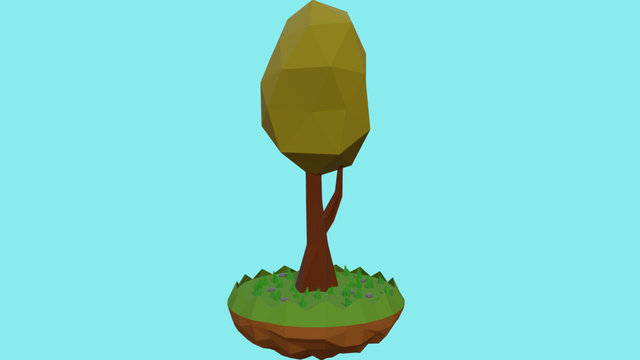 Low Poly Tree 2 3D Model