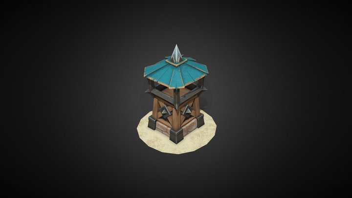 Archer tower 3D Model