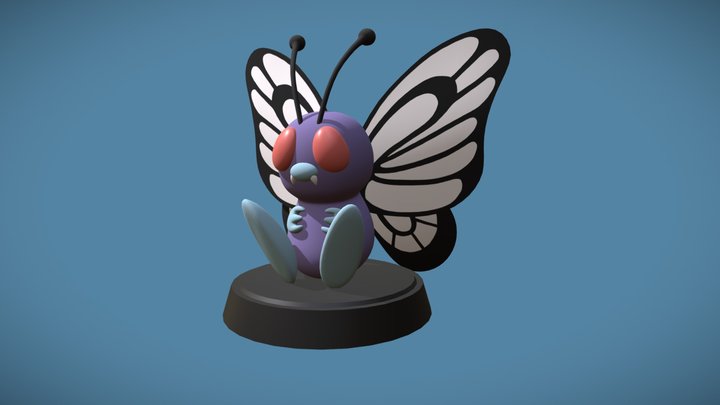 Butterfree 3D Model