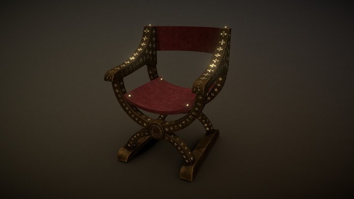 Old chair 3D Model