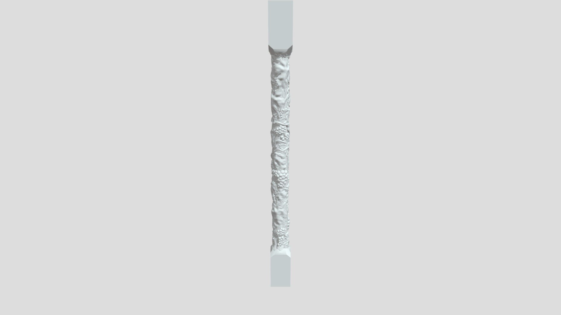 Grapes column — Sketchfab embed 3D viewer
