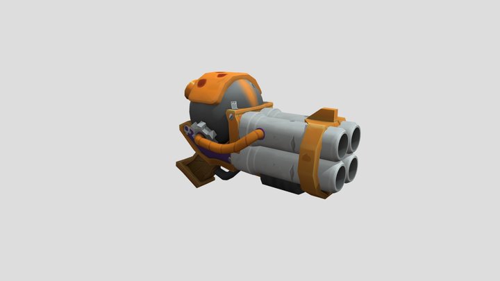 Gnome Quadbarrel 3D Model