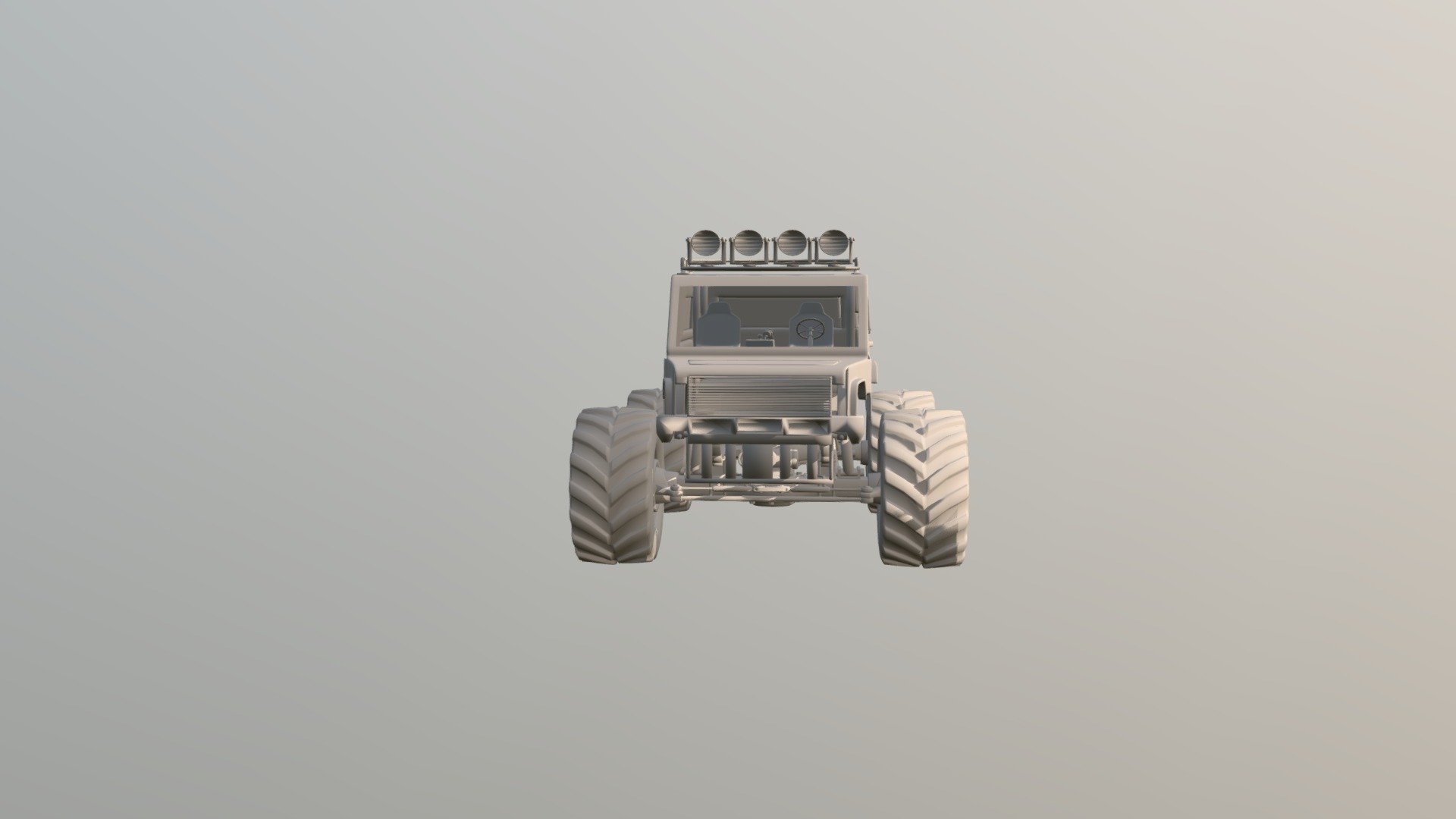 Monster Truck V2 - 3D model by Tanvir937 [07257bc] - Sketchfab