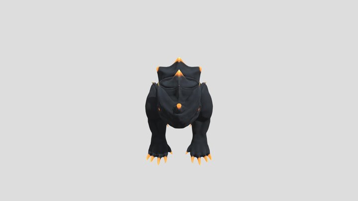 Lava Monster 3D Model