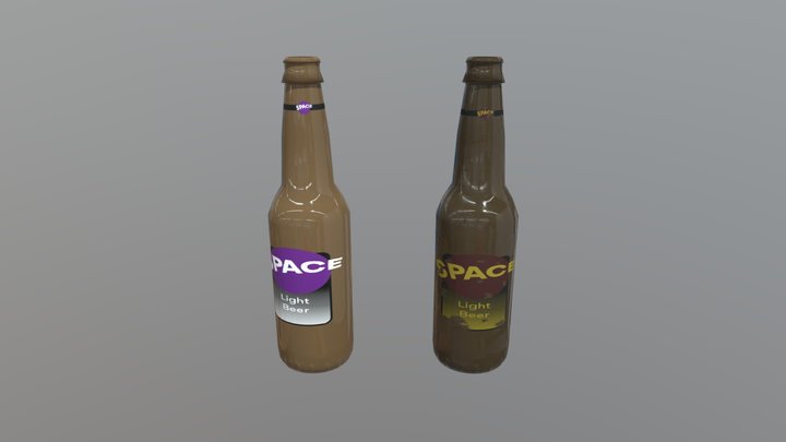 Bottle New and old 3D Model