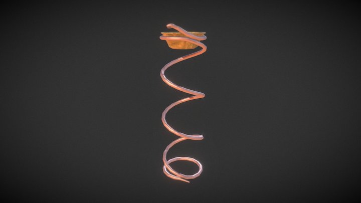 Snake Lamp 3D Model