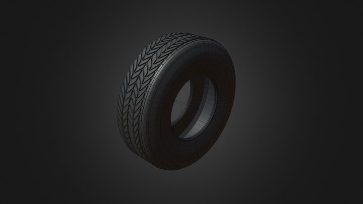 Tyre Offroad 3D Model