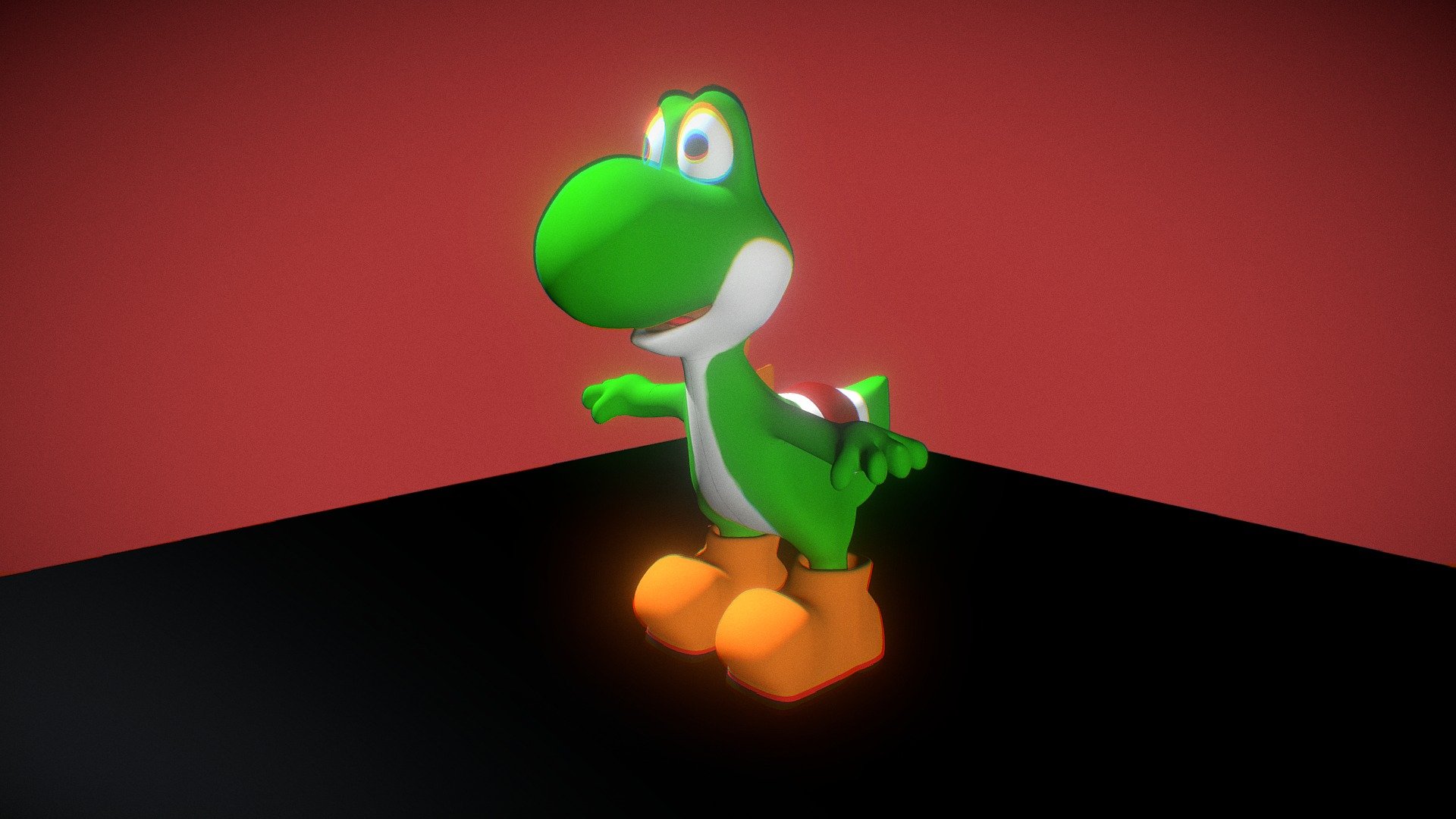 Yoshi NEW FRONTIER01 - 3D model by Ran (@AkanoRan) [0728d01] - Sketchfab
