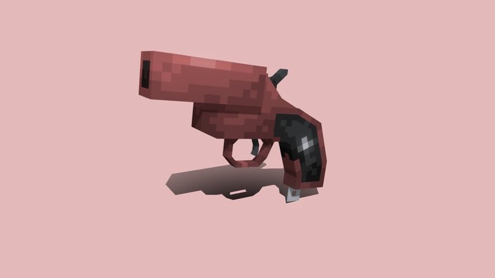 25mm Olin Flare Gun 3D Model