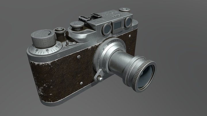 Camera_Leica_low_poly 3D Model