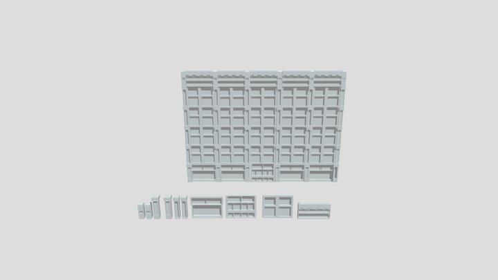 Modular Building Project 3D Model