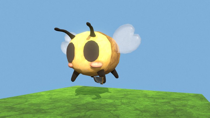 Bouncy Bee 3D Model