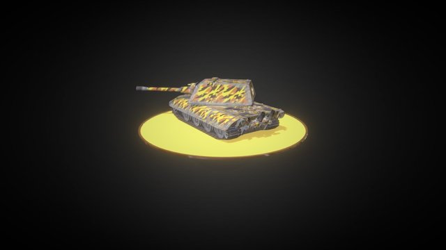 E-100 Desert 3D Model