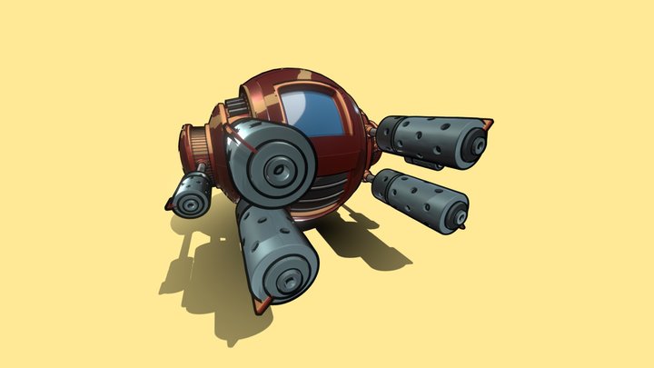 Scifi Pod (draft) 3D Model