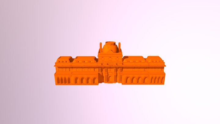 Museum De Louvre 3D Model