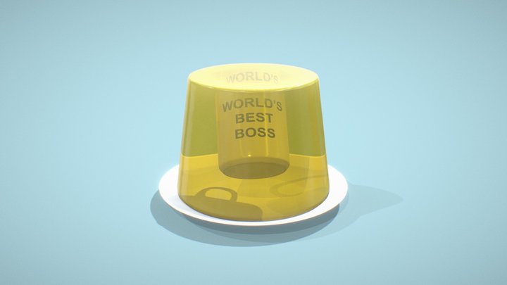 World's Best Boss Mug 3D Model