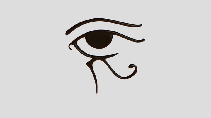 Eye of Horus 3D Model
