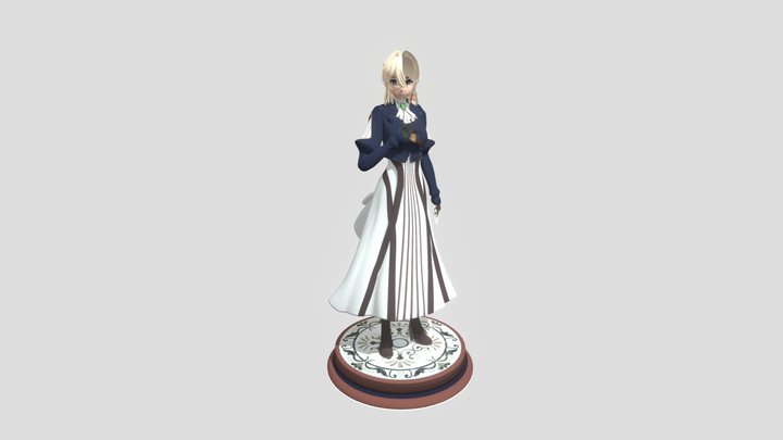 3D file Violet Evergarden 👾・Template to download and 3D print・Cults