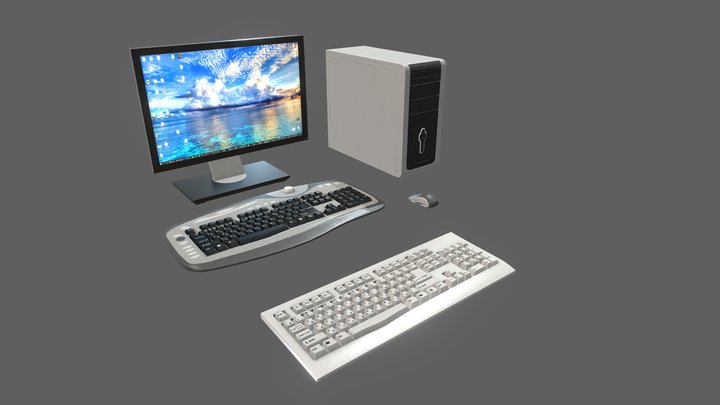 Компьютер – Free 3D Model STL