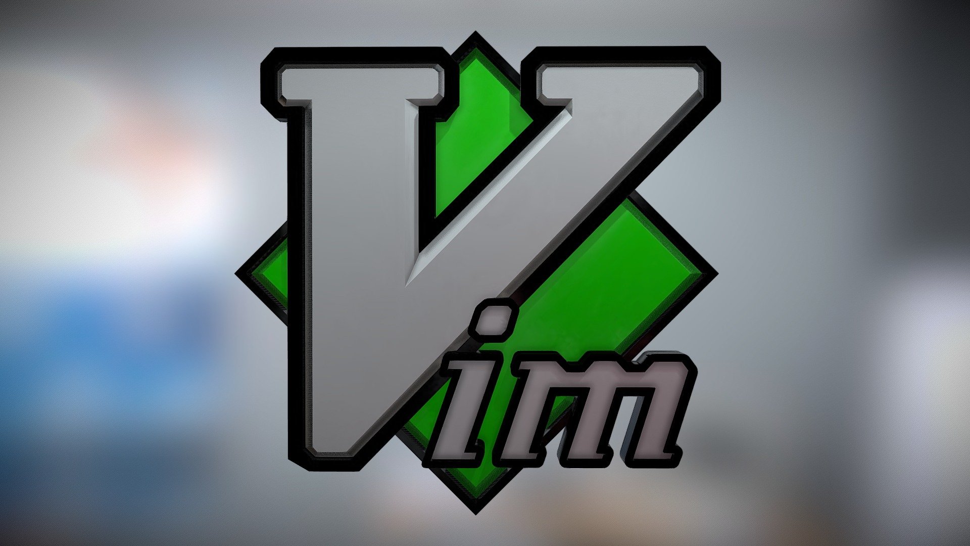 Vim Logo - Buy Royalty Free 3D model by AnshiNoWara [072ead7 ...