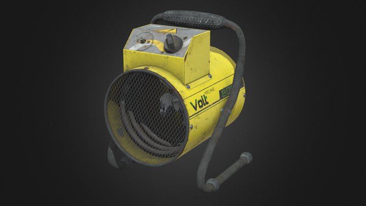 Industrial heater 3D Model