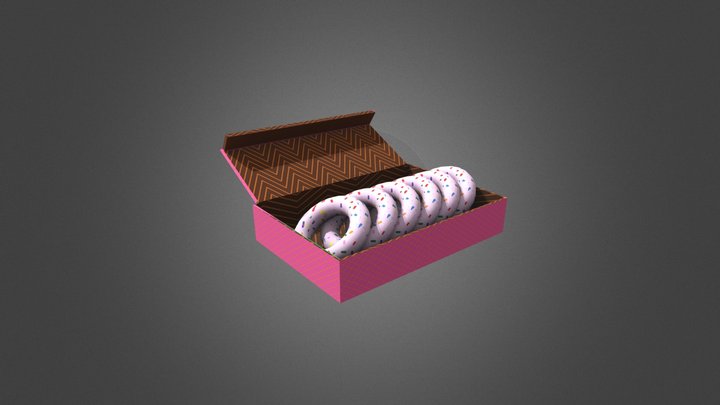 Homer Simpsons donuts 3D Model