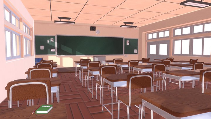 Weeb classroom 2.0 3D Model