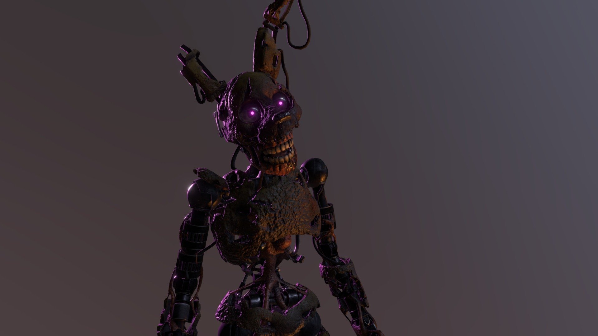 Burntrap Hd Fnaf Security Breach Download Free 3d Model By