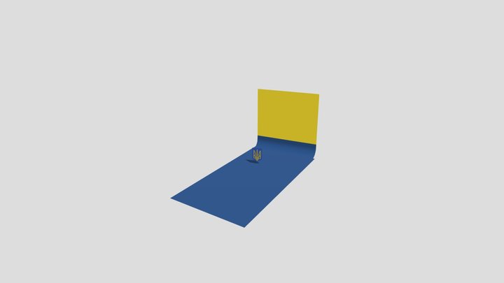 ukraine emblem 3D Model