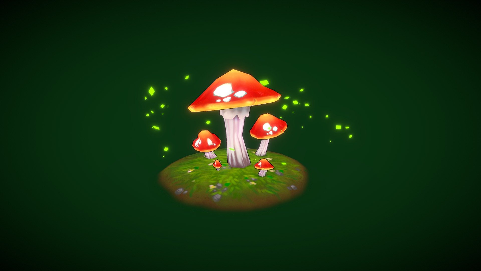 Mushroom - Buy Royalty Free 3D model by dominic4628 [073166e ...