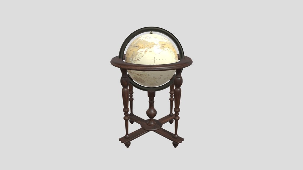 Antique Floor Globe