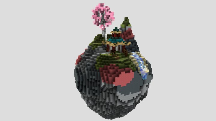 InsaneCraft - Japan Island 3D Model