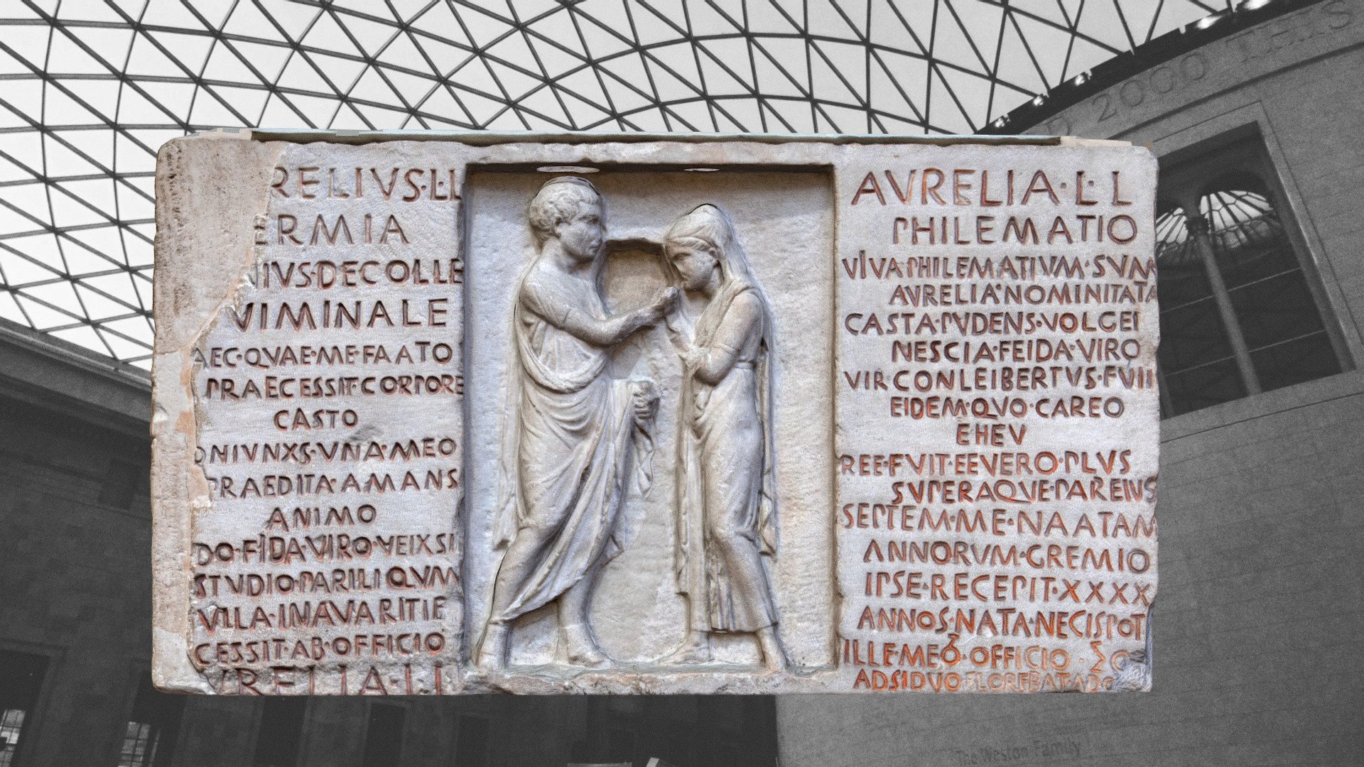 FUNERARY RELIEF - BRITISH MUSEUM 2020