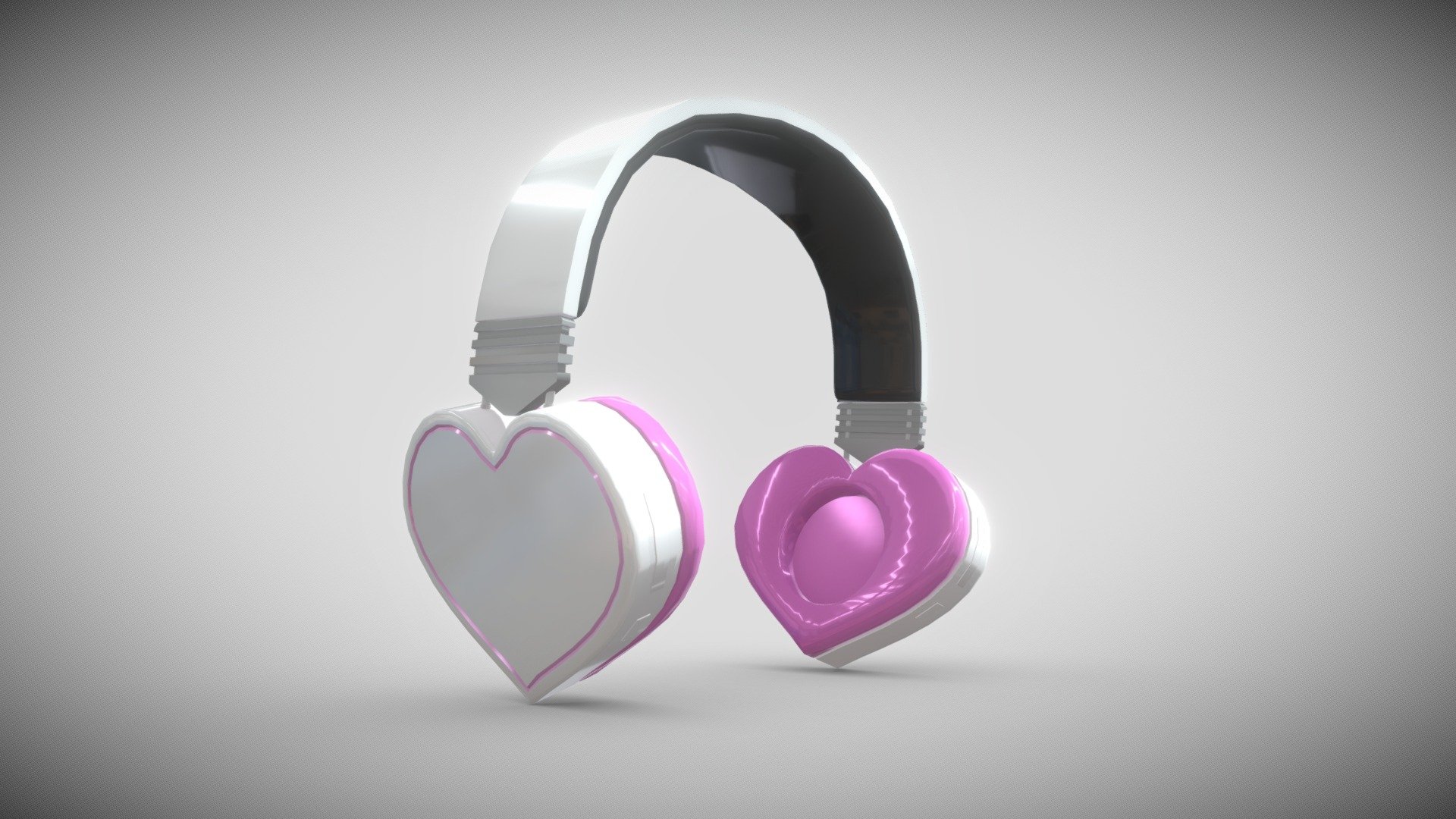 headphones heart