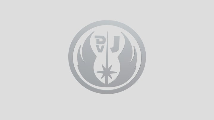 DjJediDVJ04Chrome 3D Model