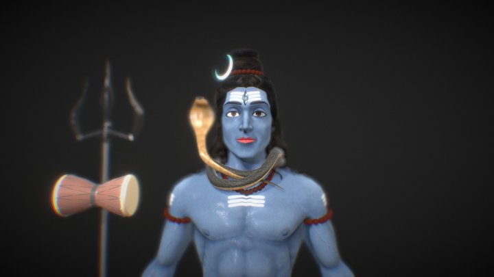 Lord Siva 3D Model