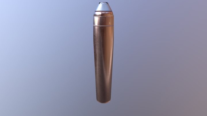 M68 Gauss Ammo 3D Model