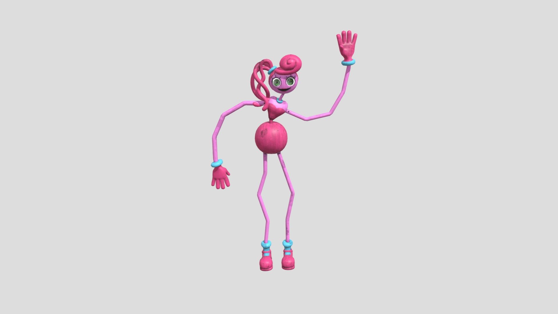 3D model Mommy long legs VR / AR / low-poly
