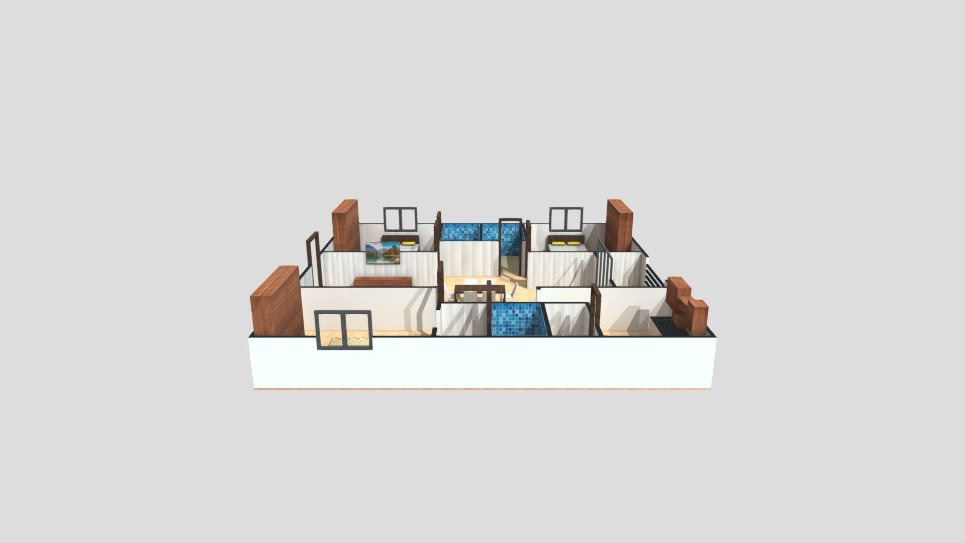 PRANEETH 3 BHK flat 3  R 1