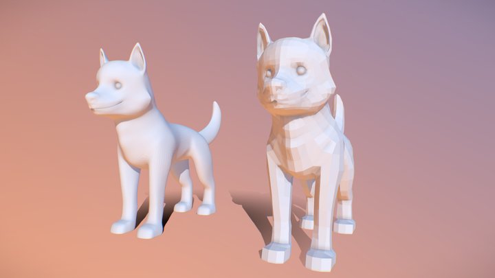 Husky Finished 3D Model