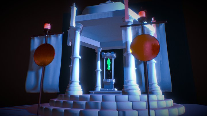 Shrine of the sword 3D Model