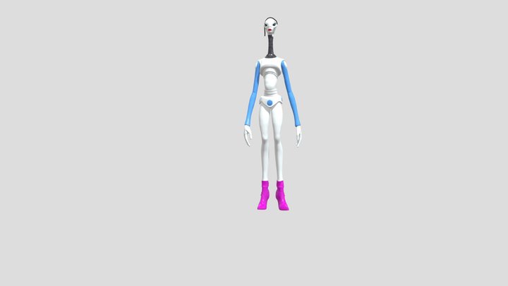 Kaminoan woman with high heels 3D Model