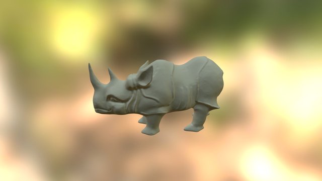 Носорог 3D Model
