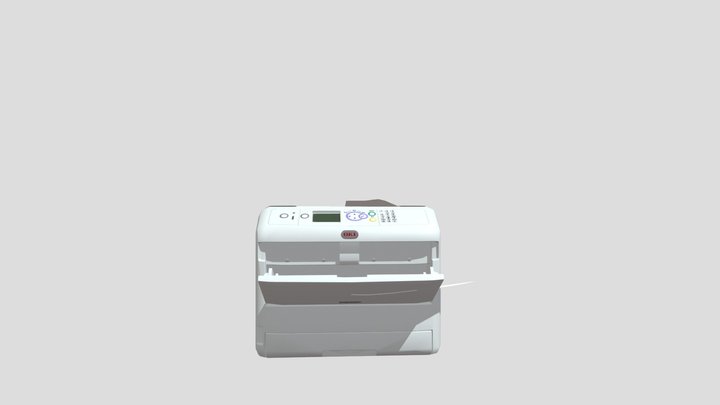 OKI 프린터기 3D Model