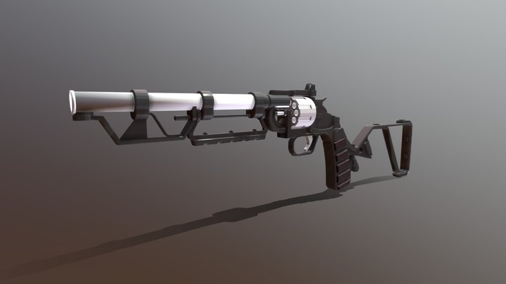 Hand Blaster altered from Igor Tretyakov 3D Model