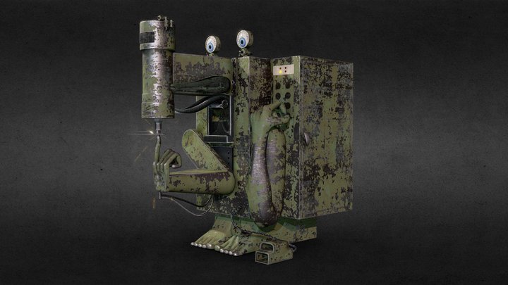 Rivets Machine 3D Model