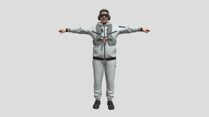 Venezuela President Nicolás Maduro Captured 3D Model